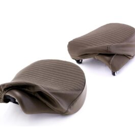 ORIGINAL BROWN PLEATED SEAT COVER METEOR