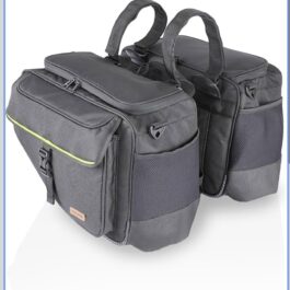 Pair of black camera bags with padded compartments and mesh side pockets, ready to carry gear