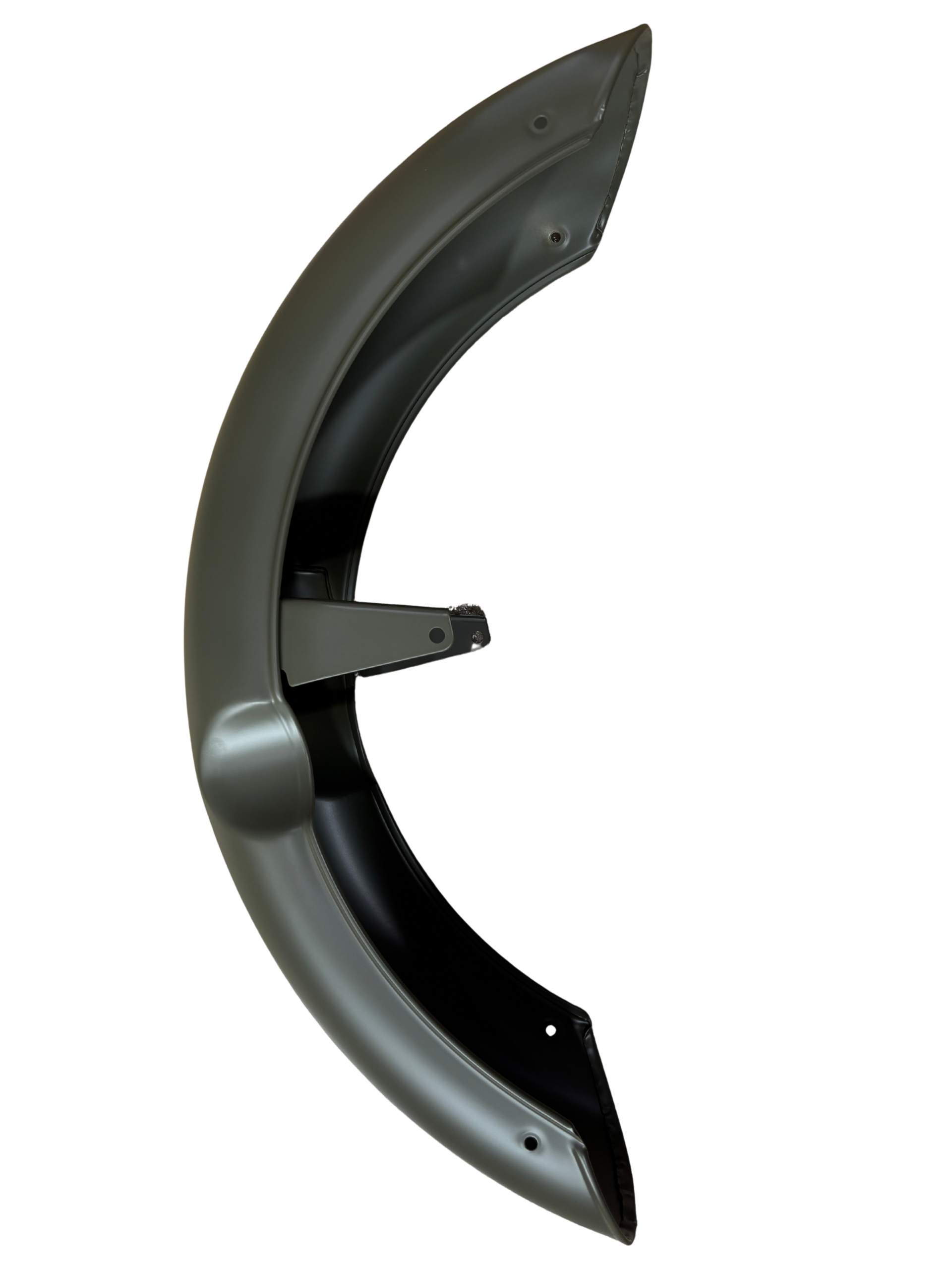 b8863427-9042-4866-b726-88f249525cc8 - laxmiautocare.com Close-up of a curved olive-green metal frame with rivets and a black interior, likely a protective helmet component