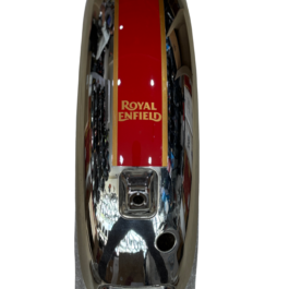 REAR MUDGUARD CHROME AND RED FOR CLASSIC REBORN