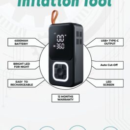 SIMTAC PORTABLE TYRE INFLATOR 4000 MAH
