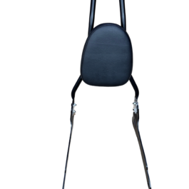 9ce01a41-6c02-4198-9325-44d18b2faaf3 - laxmiautocare.com Blue oval-shaped crossbody bag with long adjustable straps, isolated on black background.