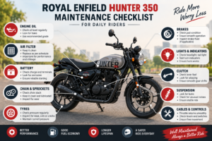 Royal Enfield Hunter 350 Maintenance Checklist