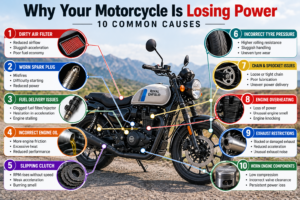Causes of motorcycle power loss